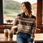 예술과 브랜드 스토리텔링 - **Prompt:** A cozy and inviting scene featuring a small artisanal coffee brand. The focus is on the ...