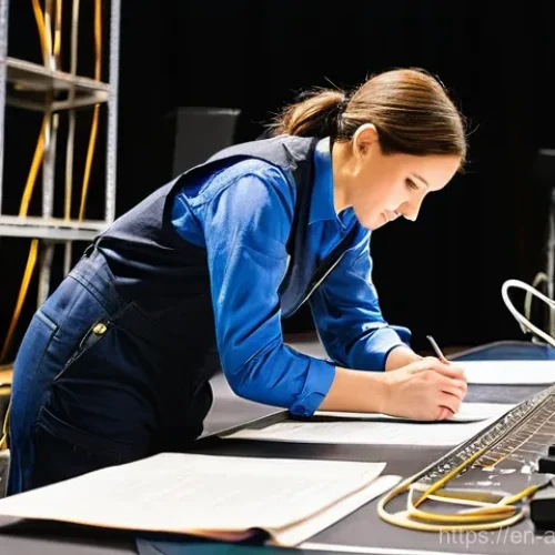 공연예술 프로덕션 관리 - **"The Calm Amidst the Storm"**
    A highly competent production manager, a woman in her late 30s w...