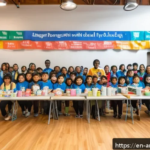 비영리 예술단체 재정 전략 - A vibrant community arts center hosting a lively workshop with diverse participants of all ages, inc...